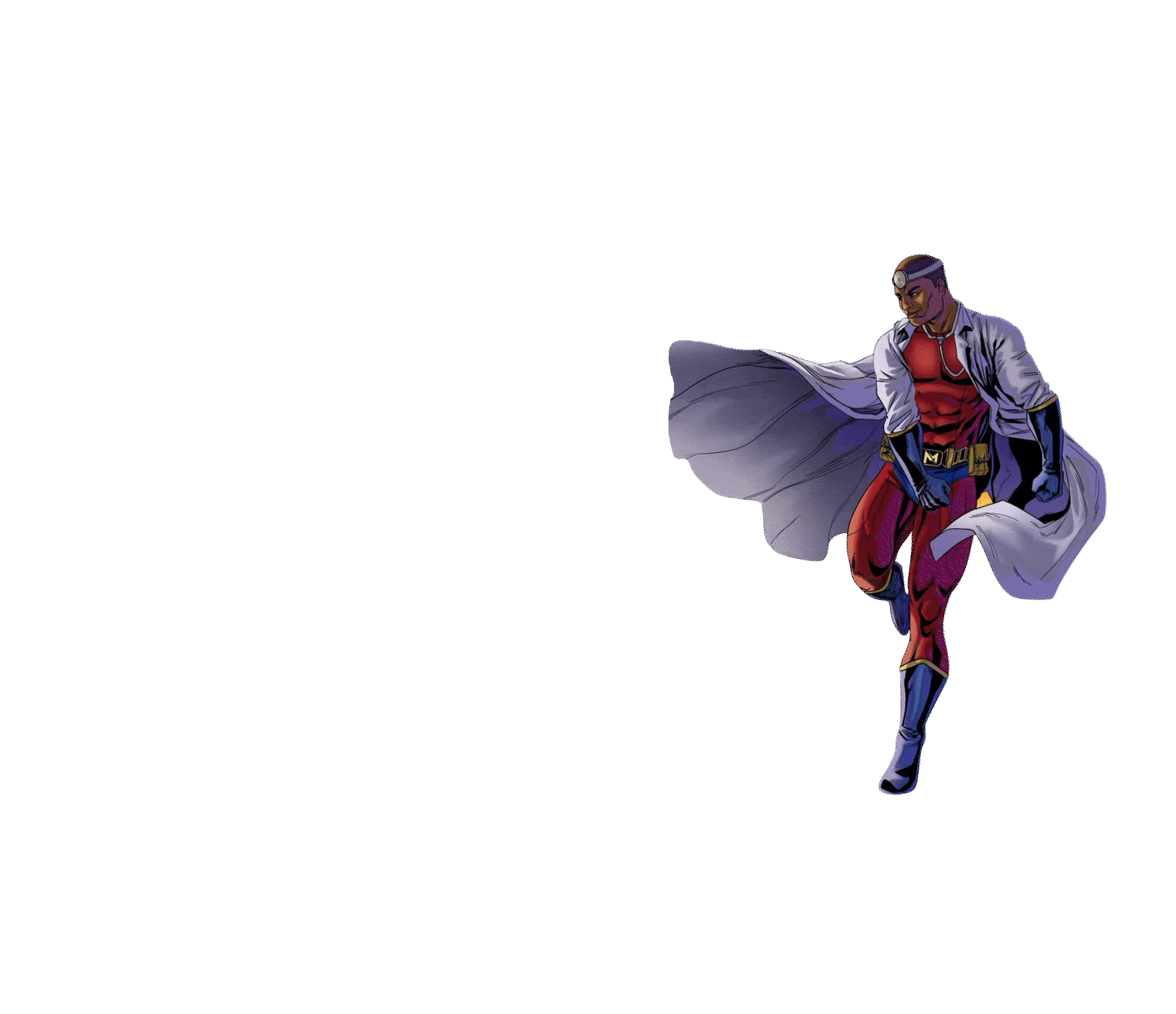 super hero animation Gif